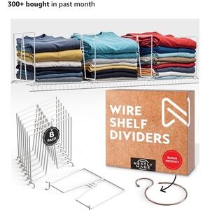 Neatly Made — shelf dividers